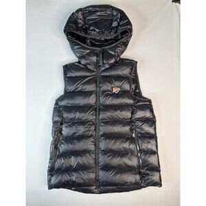 NEW Peter Millar Golf Chiron Hooded Vest Black Size Small OKC Thunder NBA
